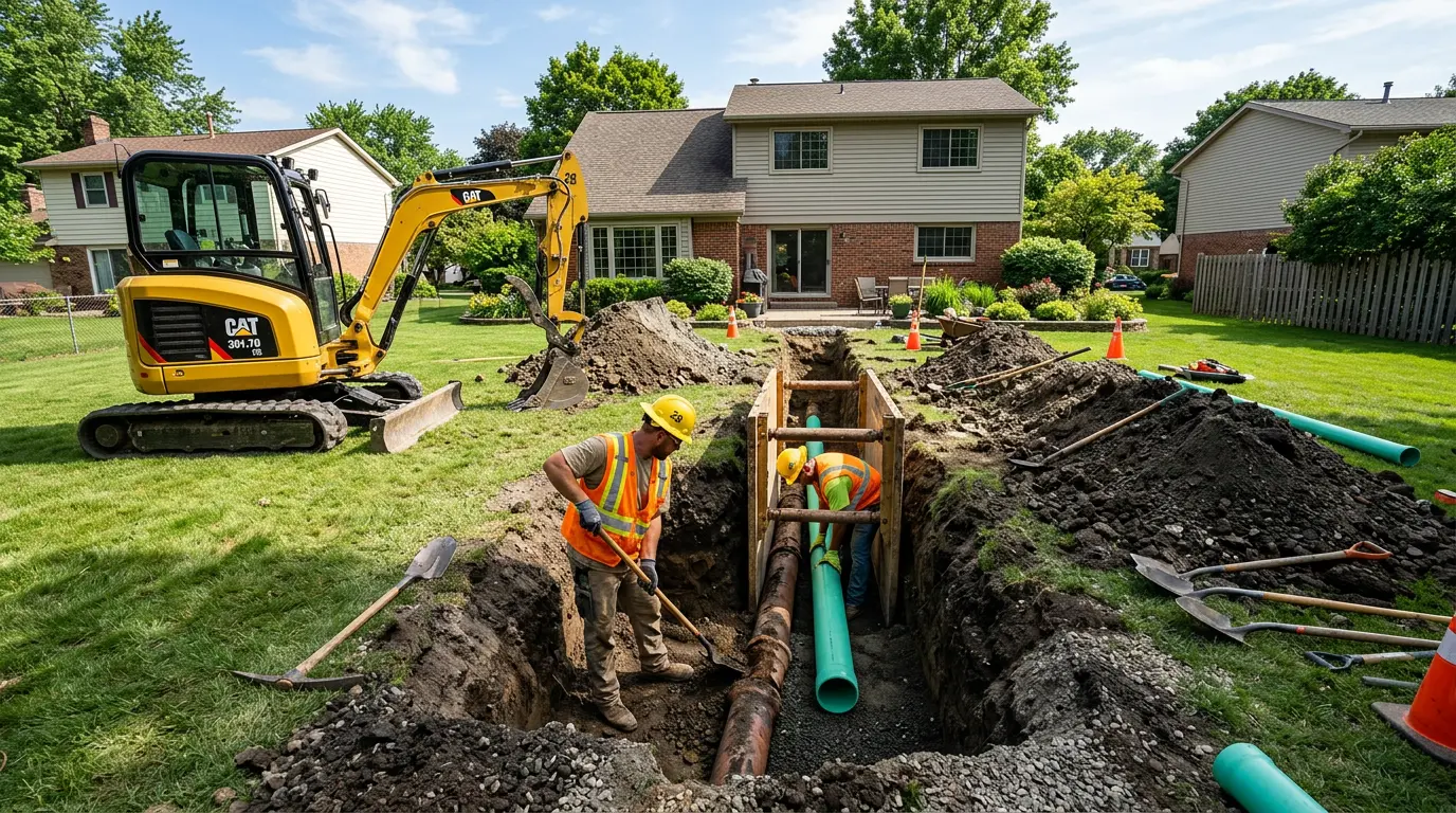 Sewer Line Replacement in North Haven, CT
